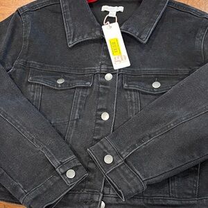 NWTGB Girls black Jean Jacket